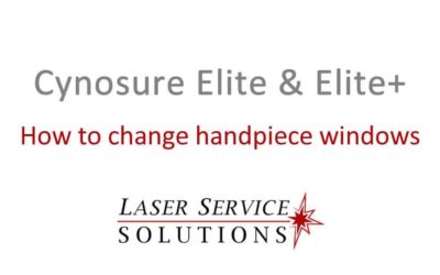 How to Change Handpiece Windows on the Elite or Elite+ Laser